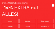 14% Rabatt auf fast ALLES im ABOUT YOU Shop
