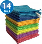 14 St&uuml;ck Vileda Allzwecktuch Multi Pack Colors XXL Microfasert&uuml;cher 30 x 30cm