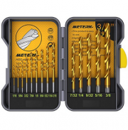 14-teiliger Meterk MK22 Titanium Bohrersatz mit Gutscheincode f&uuml;r 10,99 Euro statt 14,99 Euro