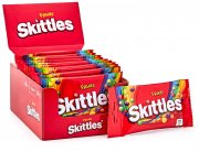 14 x 38 g Skittles Fruits Kaubonbons mit Ananas, Mandarine, Kirsche und weiteren Aromen