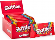 14 x 38 g Skittles Fruits Kaubonbons mit Ananas, Mandarine, Kirsche und weiteren Aromen