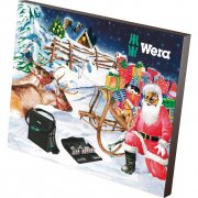 Wera Adventskalender 2017 Bit-Set 34-teilig Kraftform Bits N&uuml;sse mit Tasche