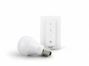 Philips Hue White Wireless Dimming Kit, E27 LED Lampe inkl. Dimmschalter