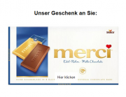 Amazon Pantry - zu jeder Bestellung eine Tafel Merci kostenlos.