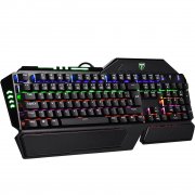 Gaming Tastatur mit 105 Tasten, VicTsing Beleuchtet Deutsches Layout