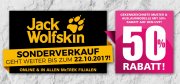 50% Rabatt auf Jack Wolfskin bei McTrek 