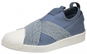 adidas Originals Superstar Slip On Schuhe Sneaker Turnschuhe Slipper blau