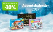 10% nur heute online auf alle Adventskalender bei Toysrus