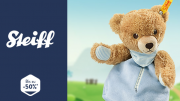 S&uuml;&szlig;e Pl&uuml;schtiere und Accessoires von Steiff um bis zu 50% reduziert bei brands4friends