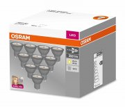 10 x Osram LED Reflektor 4,7W = 50W GU10 warmwei&szlig; 2700K 10er Strahler flood 36&deg;
