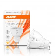 Osram Lightify PAR16 LED Reflektorlampe Tunable White, Dimmbar, Warmwei&szlig;, Kompatibel mit Alexa