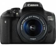 CANON EOS 750D inkl. Tasche, Speicherkarte, Reinigungstuch, 18-55 mm Objektiv