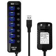 7 Port USB 3.0 Hub, ELEGIANT High Speed Switch USB 3.0 Datenhub