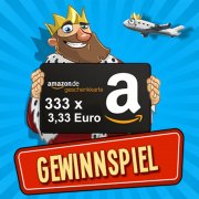 GEWINNSPIEL! Dealking l&auml;sst Amazon Gutscheine regnen! 333mal 3,33 Euro und mehr...