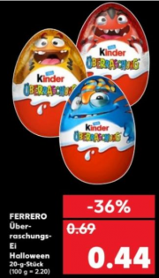 FERRERO &Uuml;berraschungs-Eier bei Kaufland
