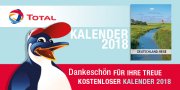 Kostenloser Wandkalender Deutschlandreise 2018 von Total Heiz&ouml;l