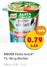 knorr Pasta Snack