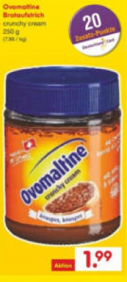 Ovomaltine Crunch Creme bei Netto