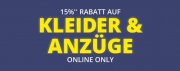 15% auf alle Kleider und Anz&uuml;ge bei Peek & Cloppenburg