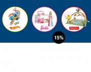 15% auf ausgew&auml;hlte Spielzeugmarken 