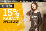 -15% auf Band Merch nur heute bei EMP