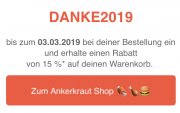 15% auf den Warenkorb bei Ankerkraut (Gew&uuml;rze)