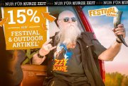 -15% auf Festival und Outdoorartikel bei EMP