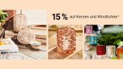 15% auf Kerzen und Windlichter bei Butlers