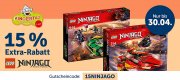 15% auf Lego Ninjago Sets (MBW 29&euro;) bei My Toys