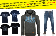 15 Euro Extra-Rabatt On Top auf ALLES in der Lagerr&auml;umung im Jeans Direct Shop