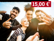 15 Euro Rabatt auf das komplette Bekleidungssortiment bei EMP