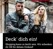 15 Euro Rabatt auf &uuml;ber 7.800 ausgew&auml;hlte Bekleidungsartikel bei EMP