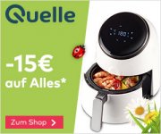 15 Euro Rabattgutschein f&uuml;r den Quelle Shop