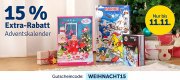 15% Extra-Rabatt auf alle Adventskalender im MyToys Shop