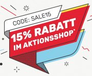 15% Extra Rabatt auf alle Artikel (auch bereits reduzierte) im Aktionsshop im Neckermann Shop