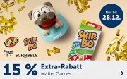 15% Extra-Rabatt auf alle Mattel Games bei MyToys