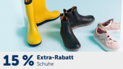 15% Extra-Rabatt auf alle Schuhe f&uuml;r Kids bei MyToys
