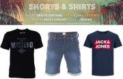 15% Extra-Rabatt auf alle Shirts & Shorts bei Jeans Direct