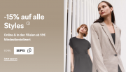 15% Extra-Rabatt auf alle Styles f&uuml;r Damen, Herren und Kinder bei C&A 