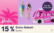 15% Extra-Rabatt auf alles von Barbie bei MyToys