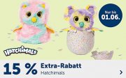 15% Extra-Rabatt auf alles von Hatchimals im MyToys Shop