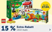 15% Extra-Rabatt auf alles von LEGO Duplo im MyToys Shop