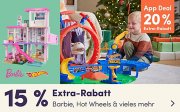 15% Extra-Rabatt auf alles von Mattel bei MyToys