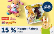 15% Extra-Rabatt auf alles von Mattel im MyToys Shop