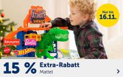 15% Extra-Rabatt auf alles von Mattel im MyToys Shop