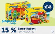 15% Extra-Rabatt auf alles von PLAYMOBIL-1.2.3. bei MyToys