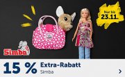15% Extra-Rabatt auf alles von Simba im MyToys Shop