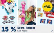15% Extra-Rabatt auf alles von SpinMaster im MyToys Shop