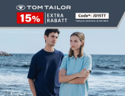 15% Extra-Rabatt auf ALLES von Tom Tailor bei Jeans Direct