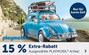 15% Extra-Rabatt auf ausgew&auml;hlte Artikel von Playmobil bei MyToys